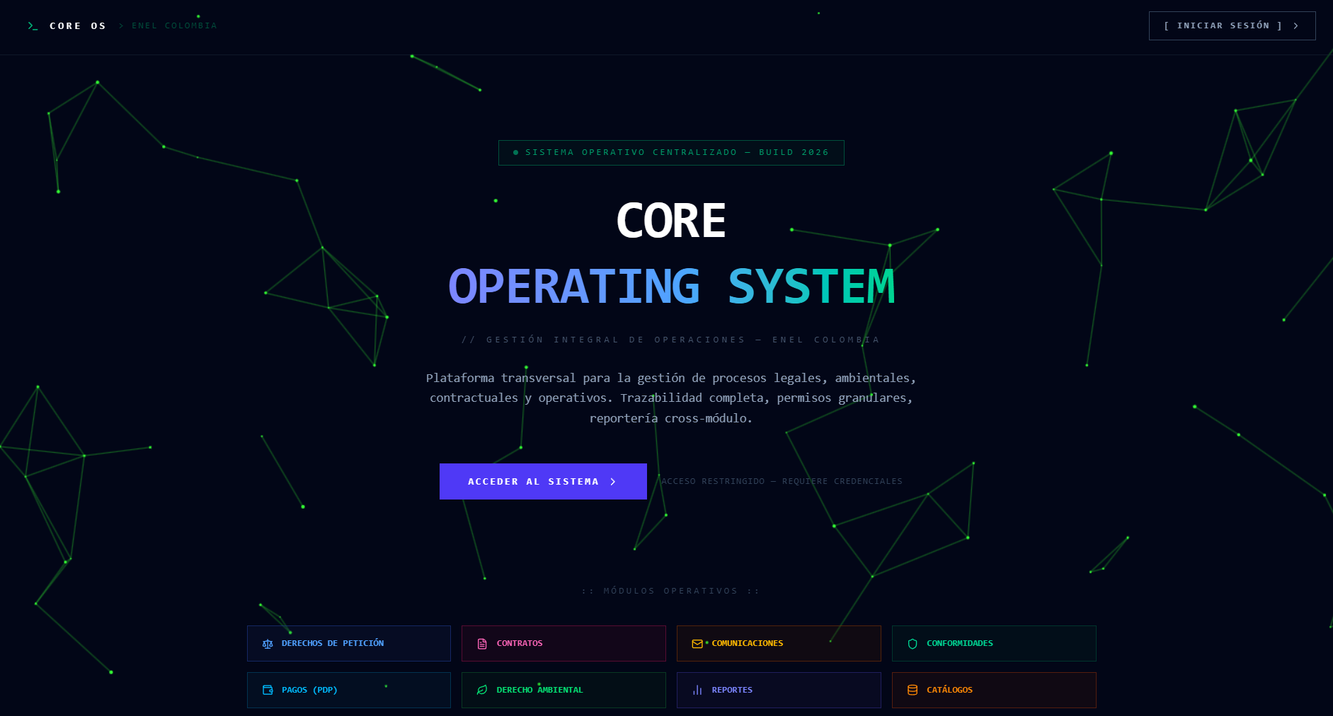 CORE OS — Enel Colombia